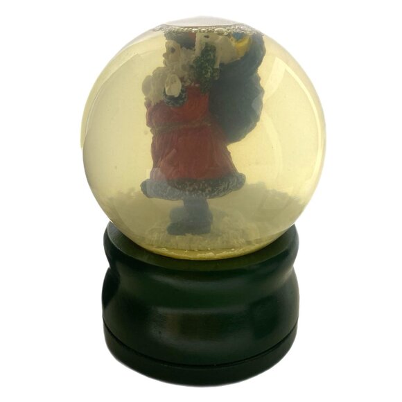 Musical Snow Globe Santa w/Sack of Toys Plays "Santa Claus is Coming to Town" - Picture 3 of 8